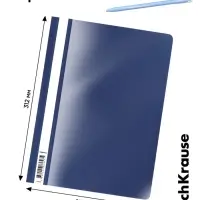 Папка-скоросшиватель А4, 140 мкм, ErichKrause Fizzy Classic, пластиковая, микс