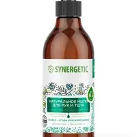 Жидкое мыло Synergetic &laquo;Сандал и ягоды можжевельника&raquo;, для рук и тела, 380 мл