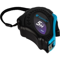 Рулетка 5мх19 мм с автостопом  Topfort Prof