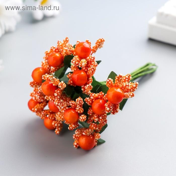 Декор для творчества "Шарики в цветах" (1 набор=1 букет) в букете 12 шт МИКС 10х2,5х2,5 см