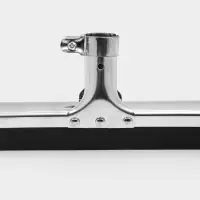 Водосгон для пола, основание нержавеющая сталь, стяжной хомут, 45 см