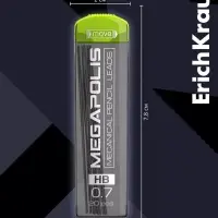 Набор грифелей для механических карандашей ErichKrause. Megapolis Concept, 20 штук, узел 0.7 мм, НВ