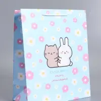 Пакет подарочный "Милашка" ламинированный 26 х 12 х 32 см