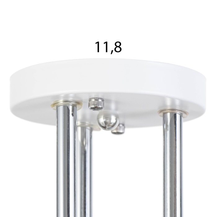 Люстра Люстра "Либи" 3х60Вт Е27 Белый 54х54х24см