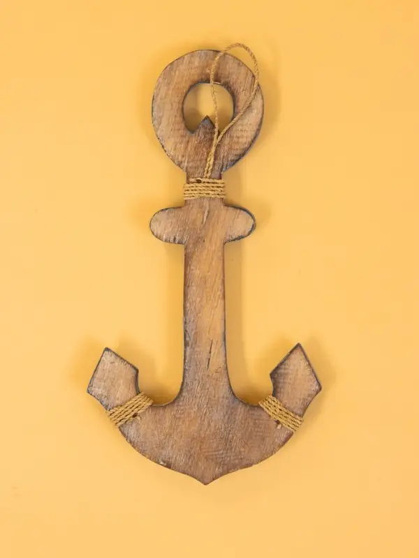 Декор интерьерный «Якорь», 15×2×28 см, дерево