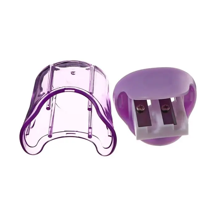 Точилка двойная «Пастель», с контейнером, МИКС