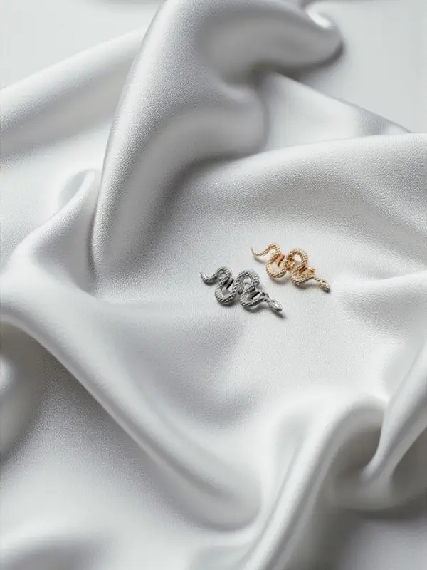 Брошь &laquo;Змея&raquo;, извилистая, МИКС