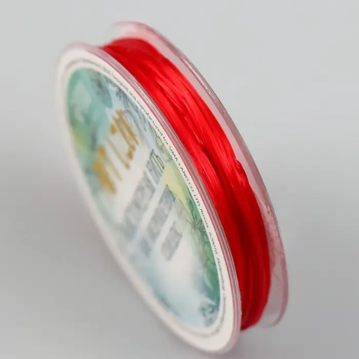 Тесьма декоративная резинка "Круглая" намотка 10 метров ширина 3 мм МИКС