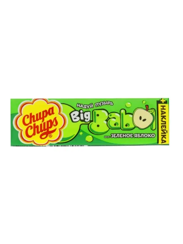 Жевательная резинка Chupa-Chups big babol Яблоко 20 г