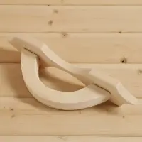 Ручка для бани и сауны, 29.5&times;8&times;2 см, деревянная, &laquo;Добропаровъ&raquo;