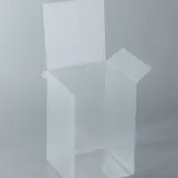 Складная прозрачная коробка из PVC, для упаковки подарков, 12&times;12&times;18 см