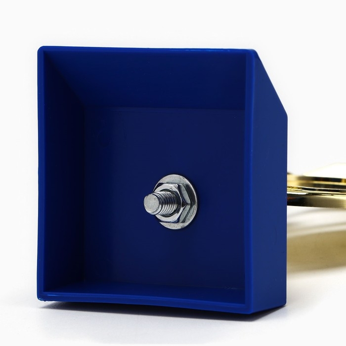 Наградная фигура «Три звезды», золото, подставка пластик синяя, 15,5 х 7,5 х 6 см. Наградная фигура «Три звезды», золото, подставка пластик синяя, 15,5 х 7,5 х 6 см.