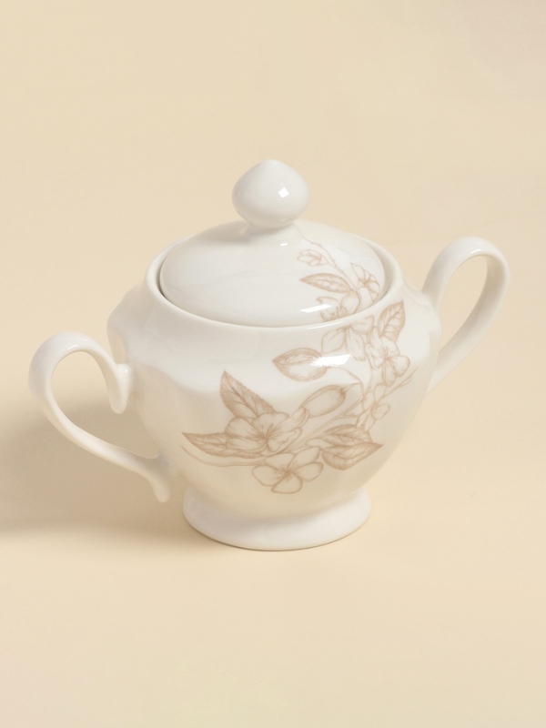 Сахарница SL Home «Аманде», 17×11×12 см, фарфор, белая Сахарница SL Home «Аманде», 17×11×12 см, фарфор, белая