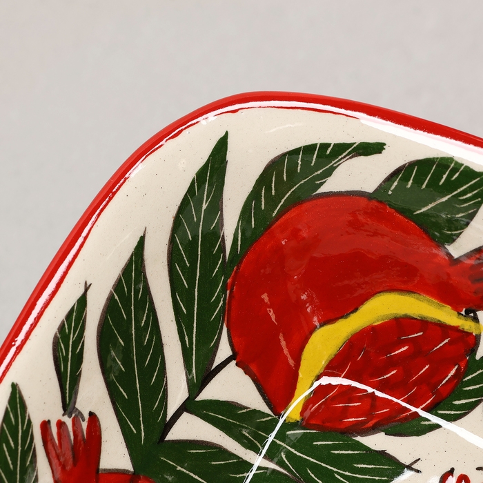 Салатница Риштанская Керамика  Салатница Риштанская Керамика "Гранаты", 17 см, микс