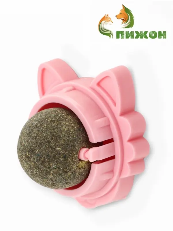 Игрушка для кошек из кошачьей мяты «Киса» на основании, 4.5×6×6 см, розовая Игрушка для кошек из кошачьей мяты «Киса» на основании, 4.5×6×6 см, розовая