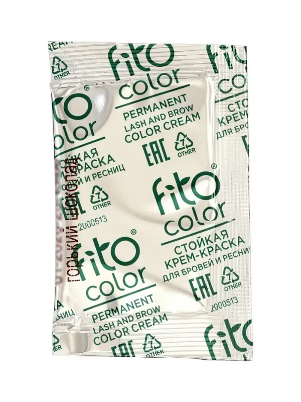 Крем-краска для бровей и ресниц Fito color, горький шоколад (на 2 применения), 2&times;2 мл