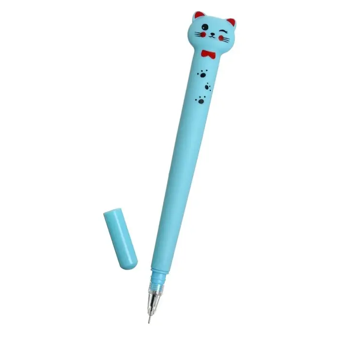 Ручка гелевая - прикол, цвет МИКС «Котик» Ручка гелевая - прикол, цвет МИКС «Котик»