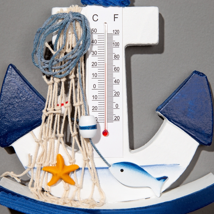 Сувенир интерьерный Сувенир интерьерный "Якорь" с термометром 21*15см
