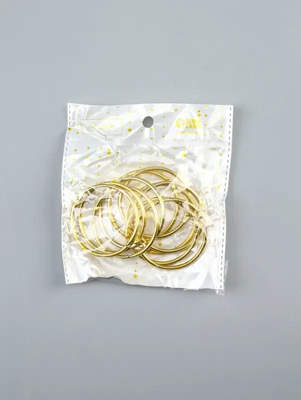 Кольцо для творчества (для фотоальбомов) Кольцо для творчества (для фотоальбомов) "Золото" набор 10 шт внутр. d= 4,5 см внешн. d=5см