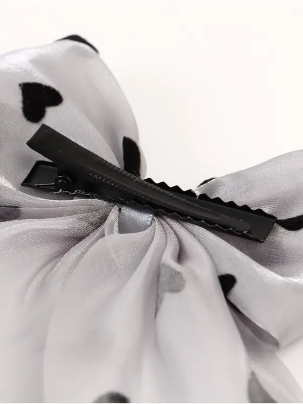 Бант для волос на заколке «Сердечки», Принцессы