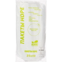 Пакет фасовочный ПНД БИО 25х40 15мкм 250шт /уп