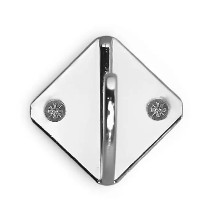 Крючок мебельный ТУНДРА TKO026, однорожковый, хром, 20 шт. Крючок мебельный ТУНДРА TKO026, однорожковый, хром, 20 шт.