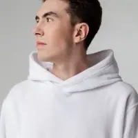 Худи флисовое унисекс Manakin, белое, размер XL/2XL
