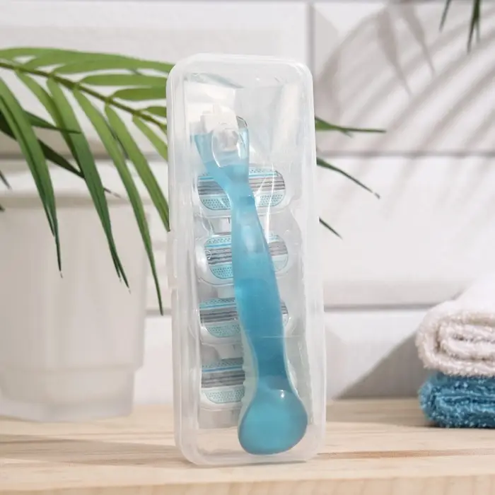 Станок бритвенный, 4 сменных кассеты