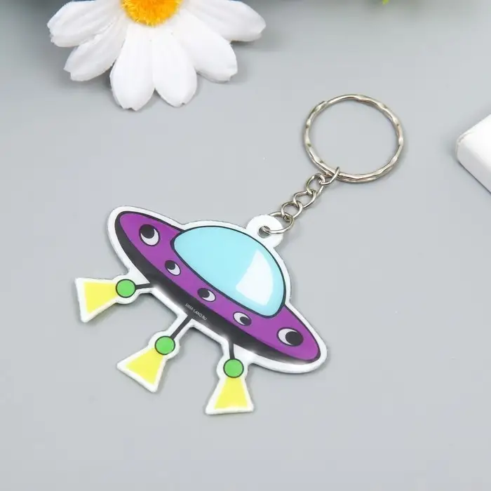 Брелок PVC Брелок PVC "НЛО" 5,2х6,2 см