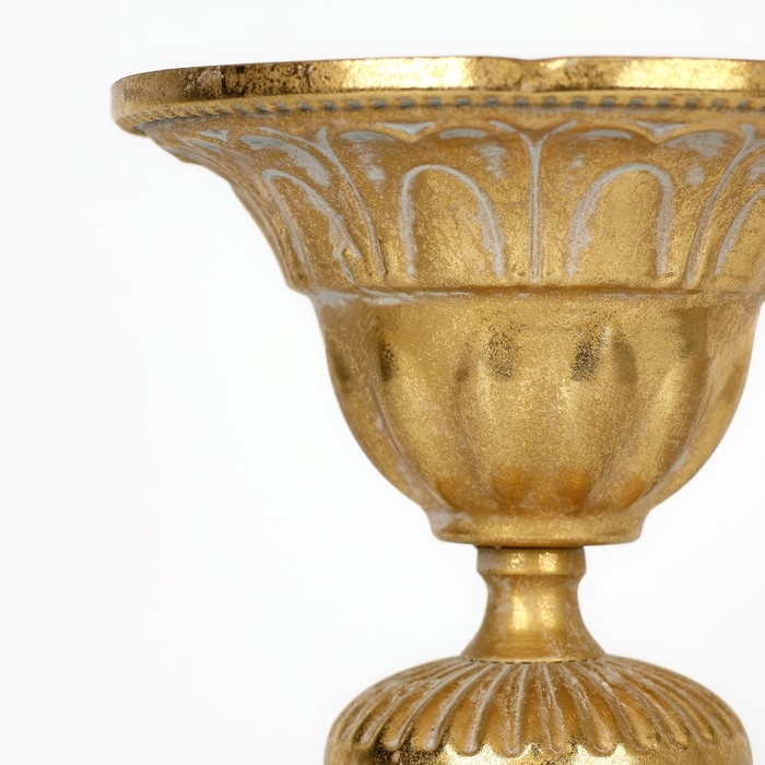 Подсвечник металл «Ярусы» для одной свечи 16 х 16 х 25 см