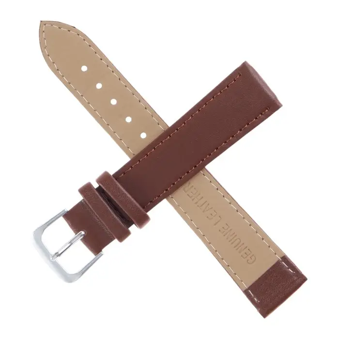 Ремешок для часов &laquo;Соломон&raquo;, 18 мм, натуральная кожа, длина 20 см, коричневый