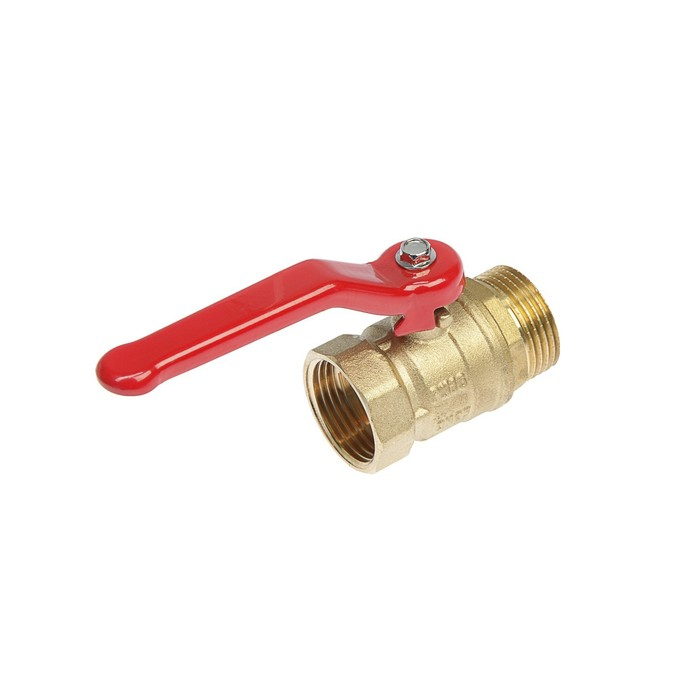 Кран шаровой ZEIN, внутренняя/наружная резьба 1 Кран шаровой ZEIN, внутренняя/наружная резьба 1", ручка