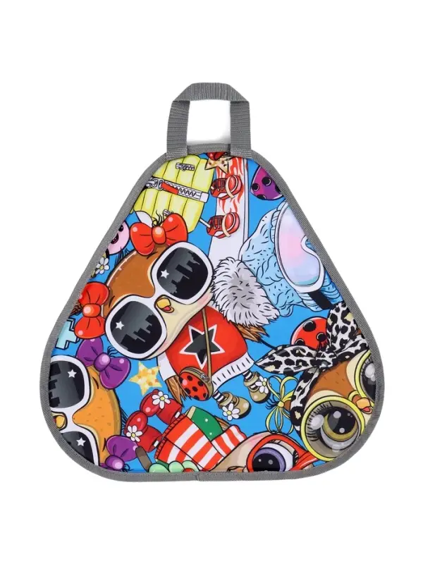 Ледянка мягкая треугольная Sova, голубой, рисунок МИКС Ледянка мягкая треугольная Sova, голубой, рисунок МИКС