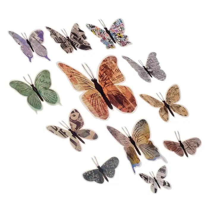 Набор магнитов на холодильник «Газета», 12 шт., картон, h=4-10 см Набор магнитов на холодильник «Газета», 12 шт., картон, h=4-10 см