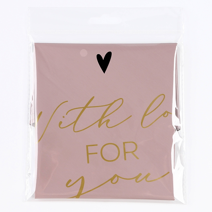 Воздушный шар фольгированный 18" &laquo;With love for you&raquo; круг