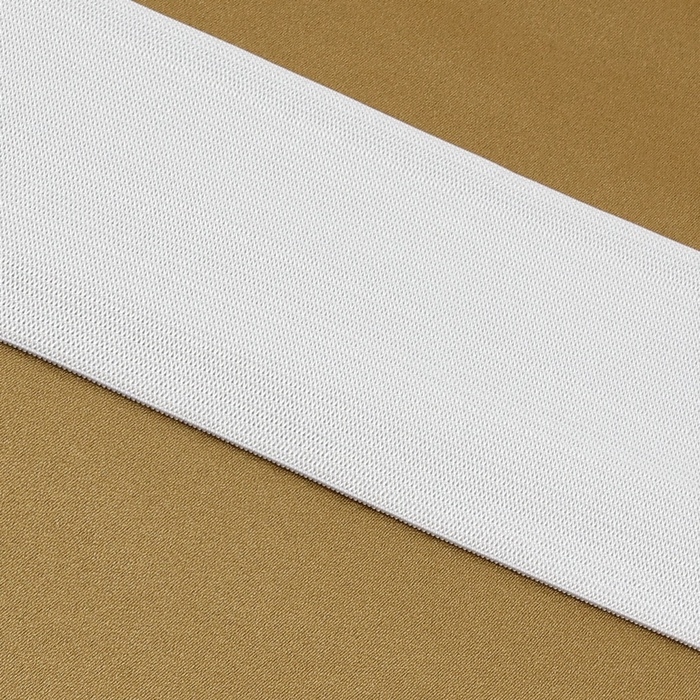 Резинка вязаная, 70 мм, 40 ± 2 м, цвет белый Резинка вязаная, 70 мм, 40 ± 2 м, цвет белый