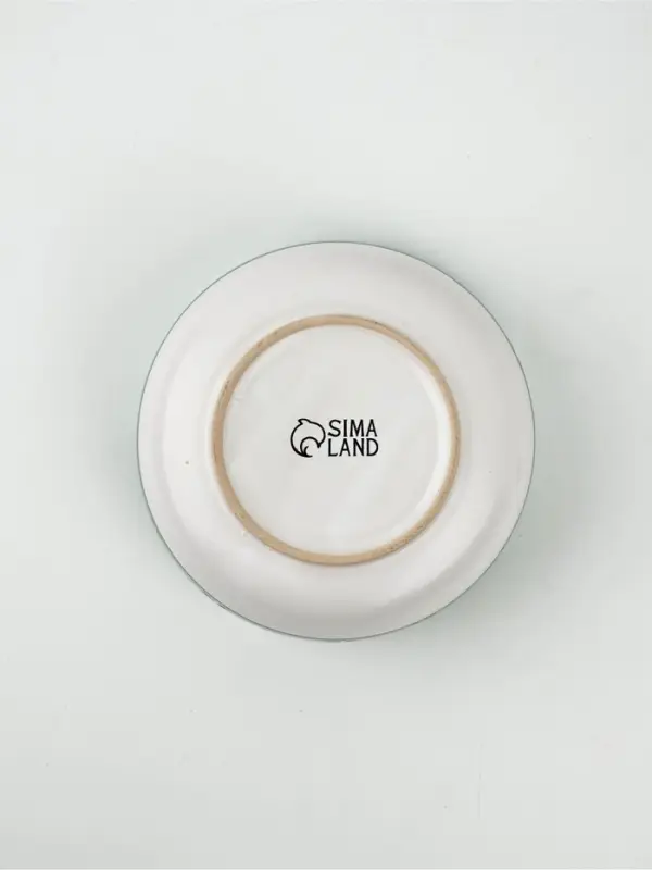 Тарелка новогодняя суповая &laquo;Зимний лес&raquo;, 15&times;7 см, 700 мл, ручная работа