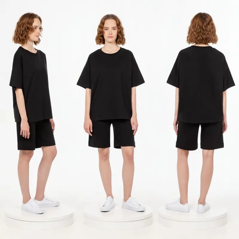 Футболка унисекс T3, черная, размер M/L Футболка унисекс T3, черная, размер M/L