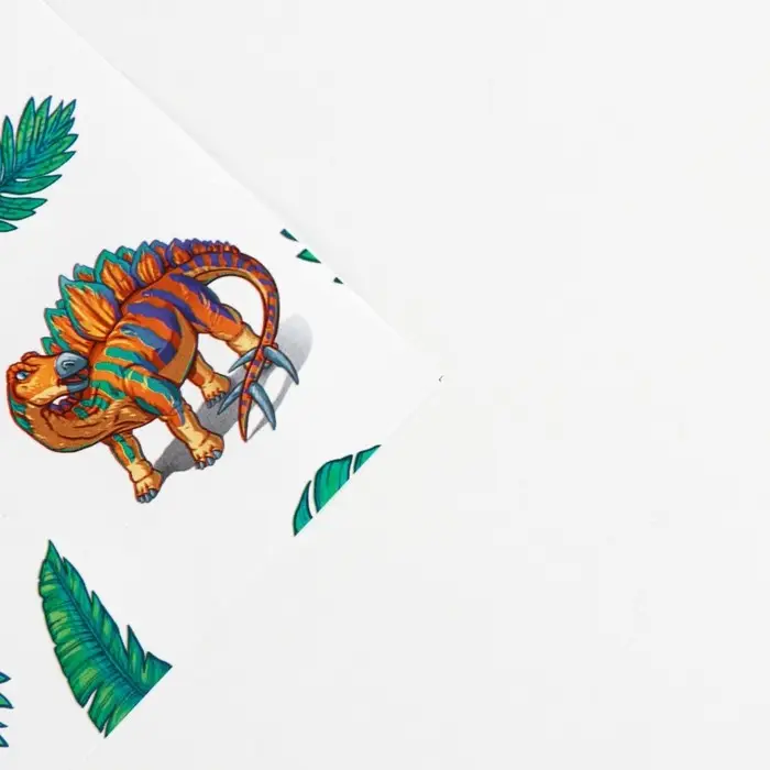 Бумага упаковочная глянцевая &laquo;Динозаврики&raquo;, 70 х 100 см