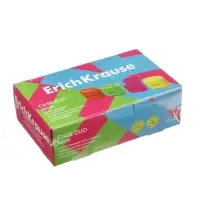 Точилка ErichKrause Case Duo Neon, 2 отверстия, с контейнером, МИКС