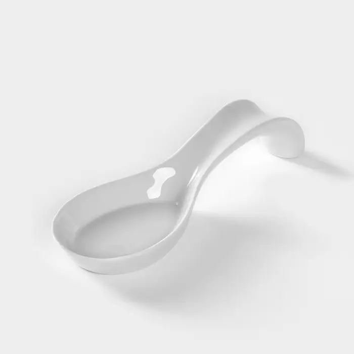 Подставка под ложку Добрушский завод &laquo;Бельё&raquo;, 20 см, фарфор, белая