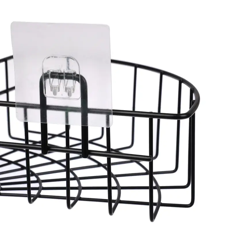 VETTA Полка настенная, угловая, металл, 30,5x22x8 см, черный