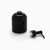 Дозатор для жидкого мыла, черный, 350 мл.