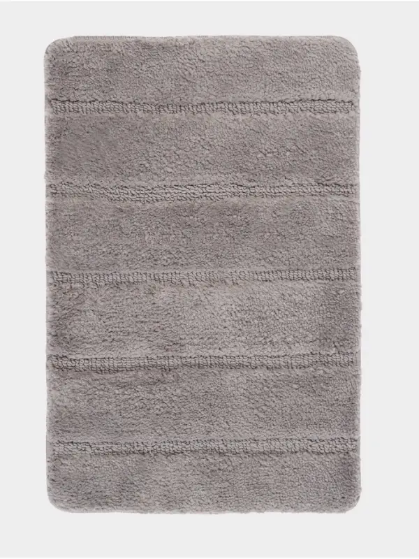 Коврик Savanna, 40&times;60 см, ворс 2 см, микрофибра, серый