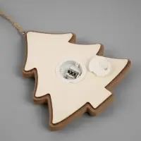 Подвеска световая &laquo;Зайка и белка&raquo;, 11&times;12 см, от батареек LR41&times;3, свечение тёплое белое