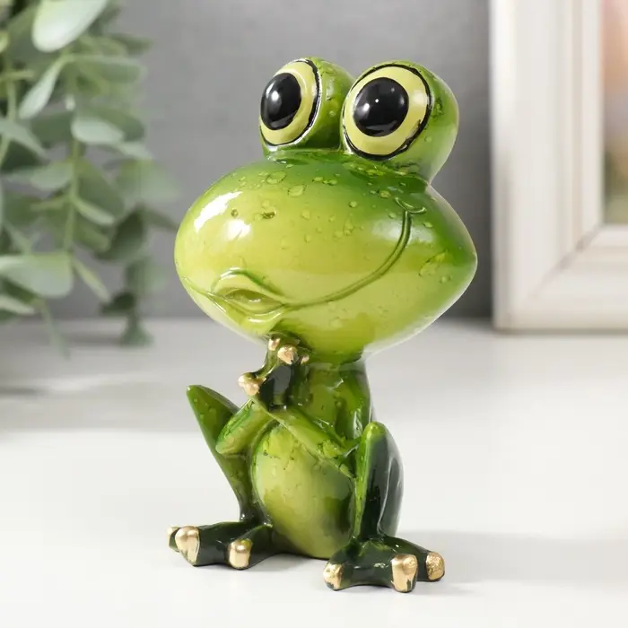 Фигурка полистоун лак &laquo;Лягушонок&raquo;, 7&times;5&times;10.5 см
