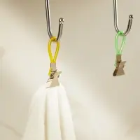 Держатели для полотенец тм VETTA, сталь Q195, ПВХ, нейлон, 5шт