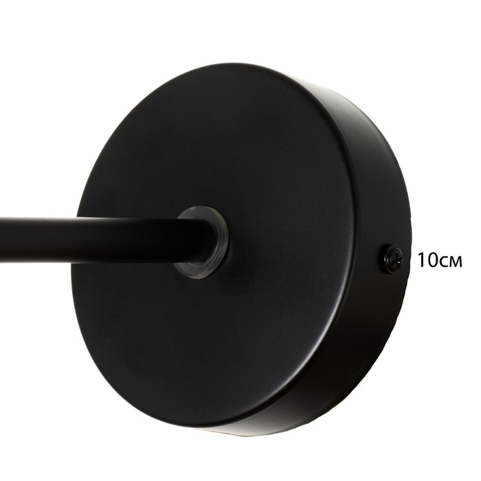 Бра "Троник" Е27 40Вт черный 10х10х35-135см