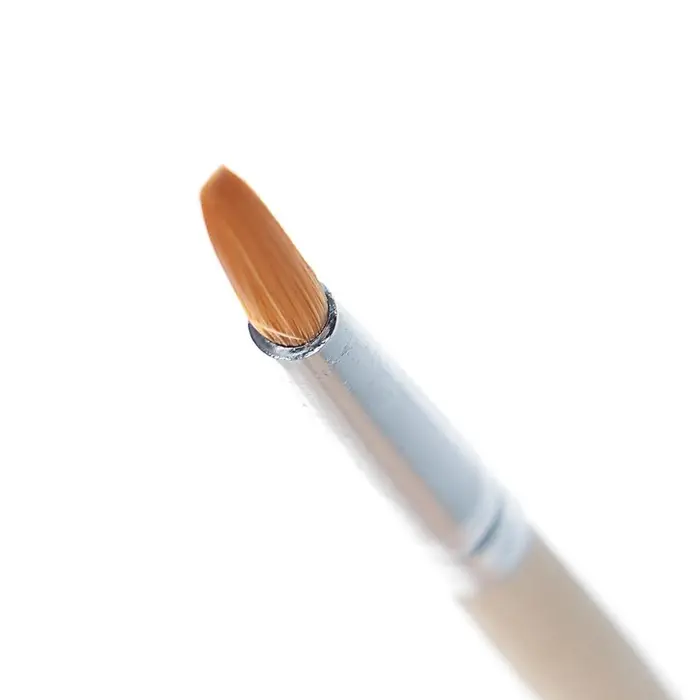 Кисть для рисования, нейлон, № 6, круглая, деревянная ручка, международный размер