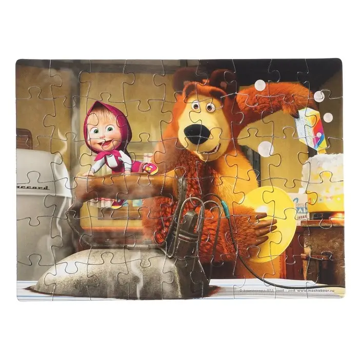 Пазлы «Маша и Медведь», 54 элемента, МИКС